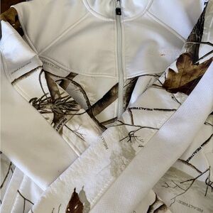 Realtree White and Brown Camouflage Jacket
